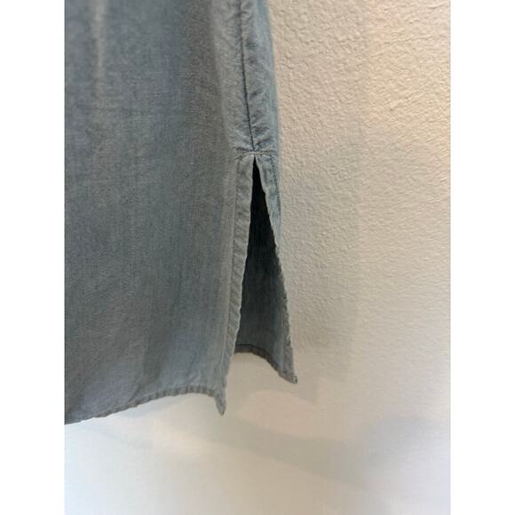 Rancho Estancia Denim Cross Embroidered Western‎ Dress Small - Picture 7 of 10